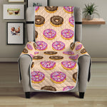 8-Bit Pixel Donut Print Armchair Protector