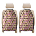 8-Bit Pixel Donut Print Car Seat Organizers