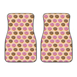 8-Bit Pixel Donut Print Front Car Floor Mats