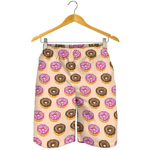 8-Bit Pixel Donut Print Men's Shorts