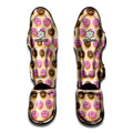 8-Bit Pixel Donut Print Muay Thai Shin Guards