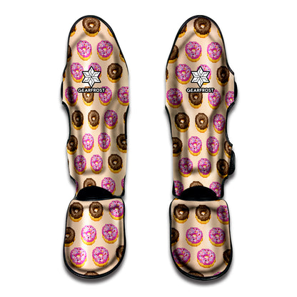 8-Bit Pixel Donut Print Muay Thai Shin Guard