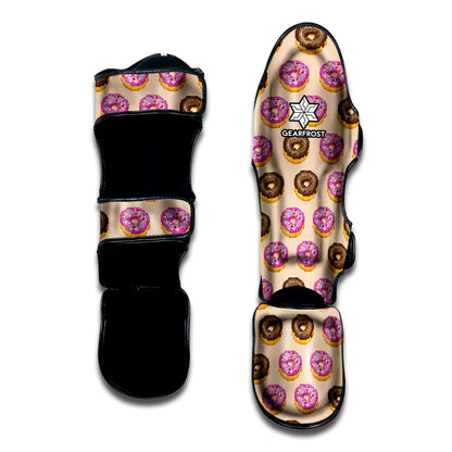 8-Bit Pixel Donut Print Muay Thai Shin Guard