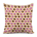 8-Bit Pixel Donut Print Pillow Cover