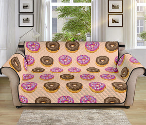 8-Bit Pixel Donut Print Sofa Protector