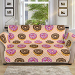 8-Bit Pixel Donut Print Sofa Protector