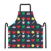 8-Bit Pixel Game Items Print Apron