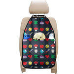 8-Bit Pixel Game Items Print Car Seat Organizers