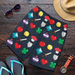 8-Bit Pixel Game Items Print Men's Shorts