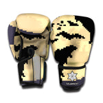 8-Bit Pixel Halloween Bat Print Boxing Gloves