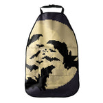 8-Bit Pixel Halloween Bat Print Car Seat Organizers