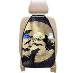 8-Bit Pixel Halloween Bat Print Car Seat Organizers