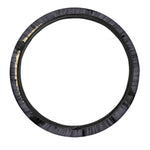 8-Bit Pixel Halloween Bat Print Car Steering Wheel Cover