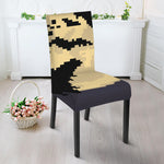 8-Bit Pixel Halloween Bat Print Dining Chair Slipcover