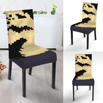 8-Bit Pixel Halloween Bat Print Dining Chair Slipcover