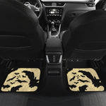 8-Bit Pixel Halloween Bat Print Front and Back Car Floor Mats