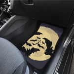 8-Bit Pixel Halloween Bat Print Front Car Floor Mats