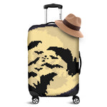 8-Bit Pixel Halloween Bat Print Luggage Cover