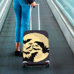 8-Bit Pixel Halloween Bat Print Luggage Cover