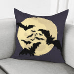 8-Bit Pixel Halloween Bat Print Pillow Cover