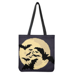 8-Bit Pixel Halloween Bat Print Tote Bag