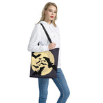 8-Bit Pixel Halloween Bat Print Tote Bag