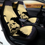 8-Bit Pixel Halloween Bat Print Universal Fit Car Seat Covers