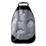 8-Bit Pixel Moon Print Car Seat Organizers