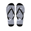 8-Bit Pixel Moon Print Flip Flops