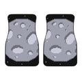 8-Bit Pixel Moon Print Front Car Floor Mats