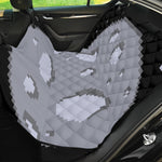 8-Bit Pixel Moon Print Pet Car Back Seat Cover