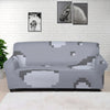 8-Bit Pixel Moon Print Sofa Cover