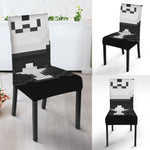 8-Bit Pixel Panda Print Dining Chair Slipcover