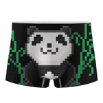 8-Bit Pixel Panda Print Men's Boxer Briefs