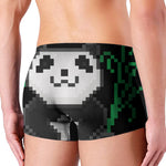 8-Bit Pixel Panda Print Men's Boxer Briefs
