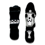 8-Bit Pixel Panda Print Muay Thai Shin Guard