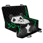 8-Bit Pixel Panda Print Pet Car Back Seat Cover