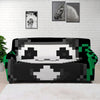 8-Bit Pixel Panda Print Sofa Cover