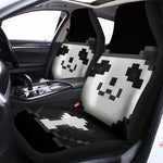 8-Bit Pixel Panda Print Universal Fit Car Seat Covers