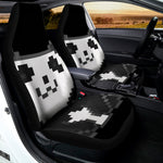 8-Bit Pixel Panda Print Universal Fit Car Seat Covers