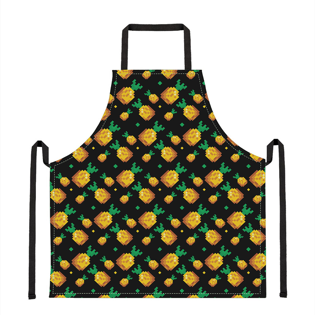 8-Bit Pixel Pineapple Print Apron