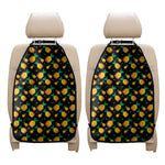 8-Bit Pixel Pineapple Print Car Seat Organizers