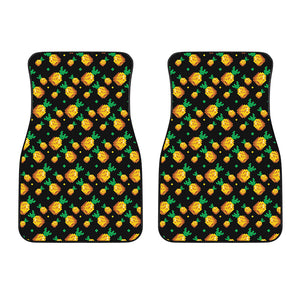 8-Bit Pixel Pineapple Print Front Car Floor Mats