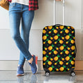 8-Bit Pixel Pineapple Print Luggage Cover