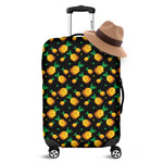 8-Bit Pixel Pineapple Print Luggage Cover
