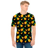 8-Bit Pixel Pineapple Print Men's T-Shirt