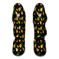 8-Bit Pixel Pineapple Print Muay Thai Shin Guards