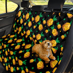 8-Bit Pixel Pineapple Print Pet Car Back Seat Cover