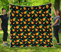 8-Bit Pixel Pineapple Print Quilt