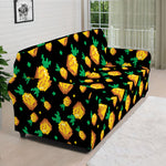 8-Bit Pixel Pineapple Print Sofa Cover